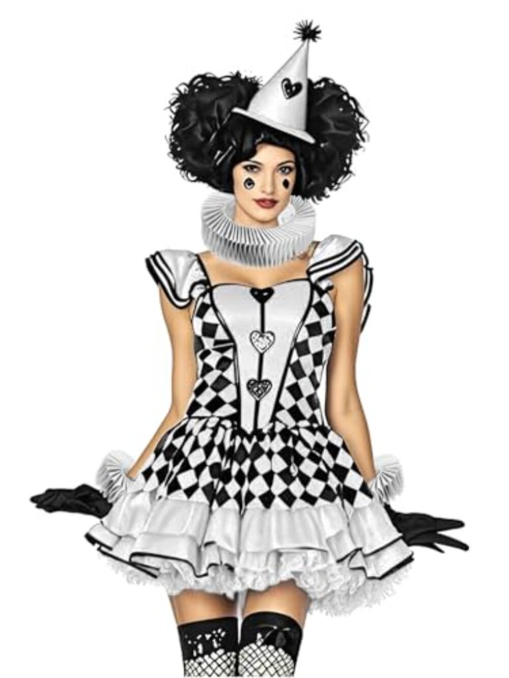 Victorian Renaissance Ruff Collar & Cuff Set Cosplay Costume Accessory - Picture 6 of 7